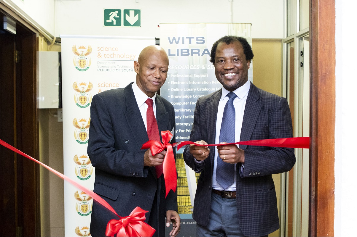 Dr Daniel Adams and Prof Zeblon Vilakazi